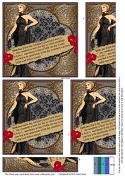 Evening Lady Birthday Definition One Edge Side Stacker