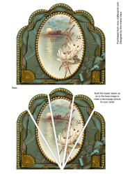 Water Lily Ornate Scallop Deco Stacker