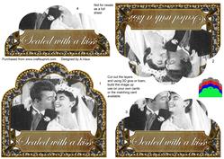 Sealed with a Kiss Ornate Scalloped Bottom Stacker