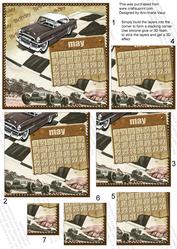 May Car Birthday 5in One Corner Stacker