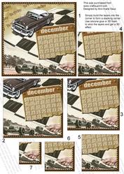 December Car Birthday 5in One Corner Stacker