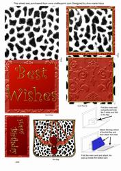 Dalmation Birthday Bag Mini 3D Pop-up Card
