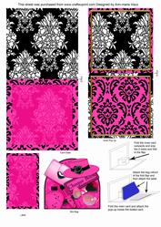 Make-up Blank Mini 3D Pop-up Card