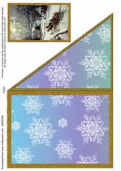 Christmas Scene Corner Card