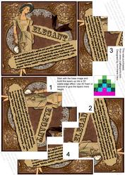 Elegant Lady Definition 5inch Square Bottom Castle Stacker
