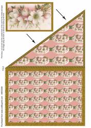 Christmas Roses Corner Card