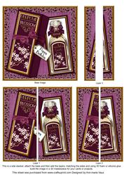 Plum Blossom Birthday Perfume 5in Side Stacker