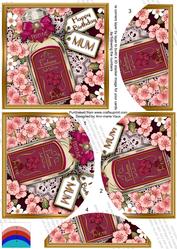 Rose Blossom Perfume Mum Birthday 5inch Round Bottom Stacker