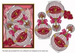Rose Perfume and Body Creme Duo Birthday Decoupage Sheet