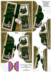 Racing Green Aftershave Birthday 5in Scalloped Side Stacker