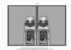 Aftershave Splash on Grey Muted 7x5inch Card Insert