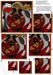 Precious Mum Red Perfume 5in Square One Corner Stacker