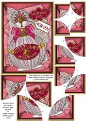 Rose Water Perfume Mothers Day 4 Corner Stacker