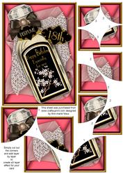 Black Pink 18th Perfume 7x5in All Corner Stacker