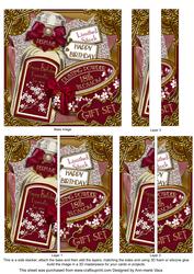 Plum Blossom 18th Birthday Gift Set 5in Side Stacker