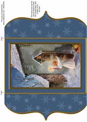 Christmas Choirboy Bracket Card