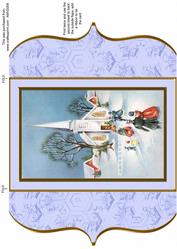 Going to Christmas Church Bracket Card