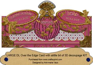 Plum Jade Perfume, Soap, Powder Large Dl Ote Card Kit