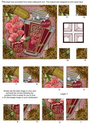 Sweet Pea Best Wishes Perfume 5in Corner Stacker