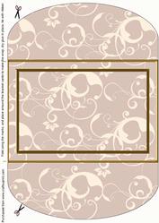 Popular Dancing Couple Bracket Card Wrap
