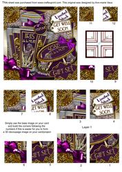 Night Iris Parfum Get Well Soon 5in Corner Stacker