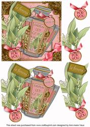 Lily of the Valley Perfume for You Decoupage Step by Step