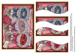 Perfume Trio 7x5in Swirvey Top and Bottom Stacker