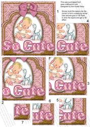 New Baby Pink Cute 5in One Corner Stacker