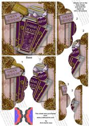 Parma Violets Perfume 5in Scallop Side Stacker