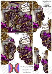 Night Iris Gift Set 5in Scalloped Side Stacker