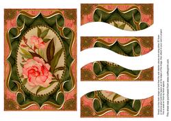 Oriental Peony 7x5in Swirvey Top Bottom Stacker