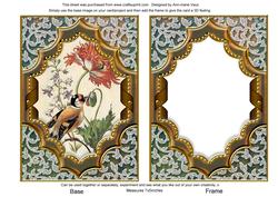 Nectar Bird Ornate Diamond 7x5in Picture Card Frame