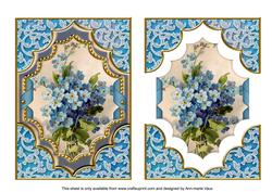 Forget Me Knots Ornate Diamond Easy Decoupage Step by Step
