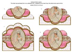 Blushing Bride Em Anglaise Scallop Bottom Stacker