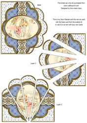 Baby Boy Embroidery Anglaise Scallop Deco Stacker