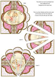 Baby Girl Embroidery Anglaise Scallop Deco Stacker