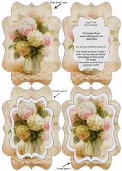 Vase of Flowers 2 Fancy Bracket Tunnel Sheet