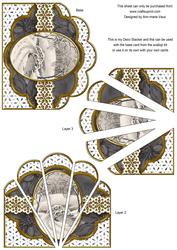 Snow Bridge Embroidery Anglaise Scallop Deco Stacker