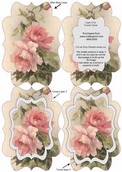 Pink Roses Fancy Bracket Tunnel Sheet