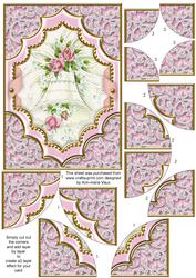 Wedding Bell Ornate 7x5inch All 4 Corner Stacker