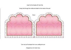 Blushing Bride2 Embroidery Anglaise Matching Card Insert