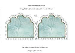 Snowbells 2 Em Anglaise Matching Card Insert