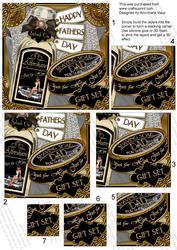 Fathers Day Shaving Set 5in One Corner Stacker