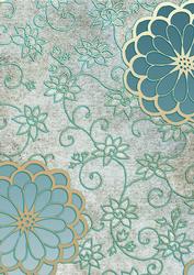 Oriental Peony 2 A4 Backing Paper