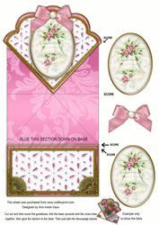 Wedding Bell Anglaise Scallop Spring Decoupage Card