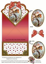 Robin 1 Anglaise Scallop Spring Decoupage Card