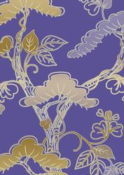 Oriental Iris Blue 2 A4 Backing Paper