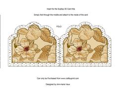 Cream Mixed Bouquet Anglaise Matching Card Insert