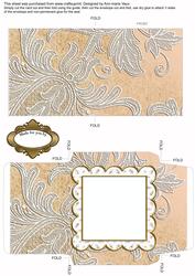 Blushing Bride Plain Anglaise Midi Card and Envelope
