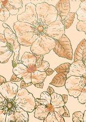 Snowdrops 1 Floral A4 Backing Paper